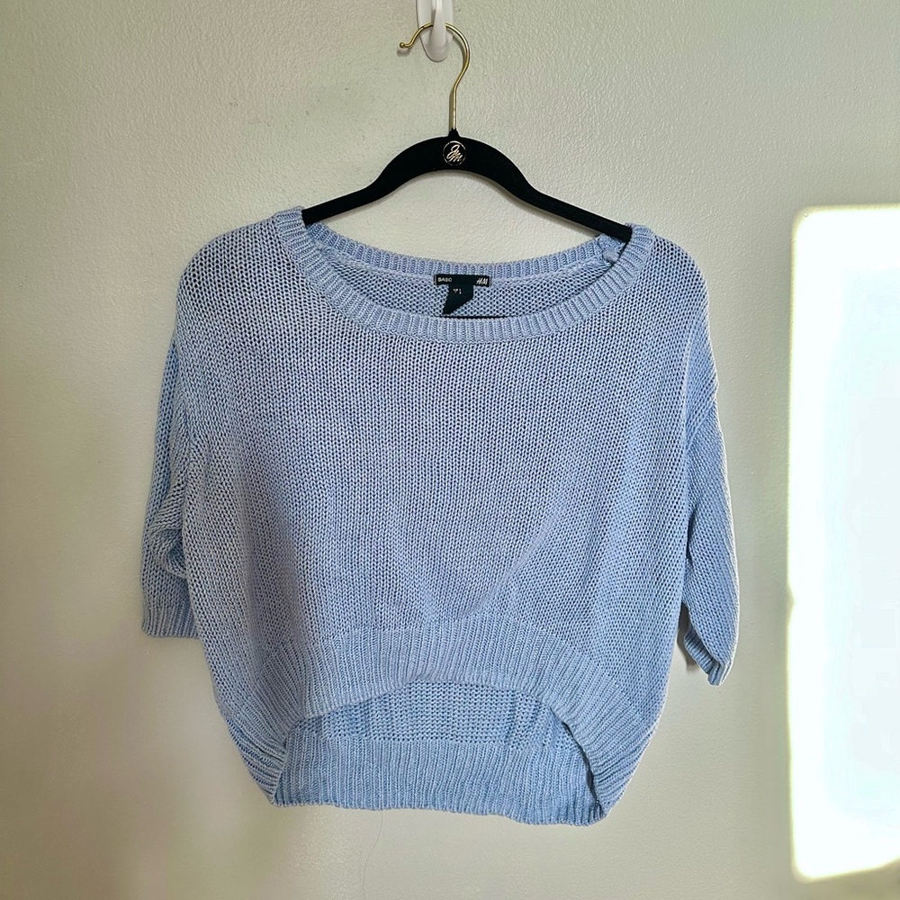 H&M Blue Knit Sweater - Size S